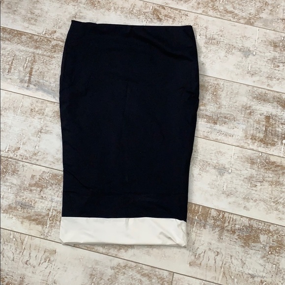 Bebe Black White Double Sided Skirt XS - Picture 1 of 3